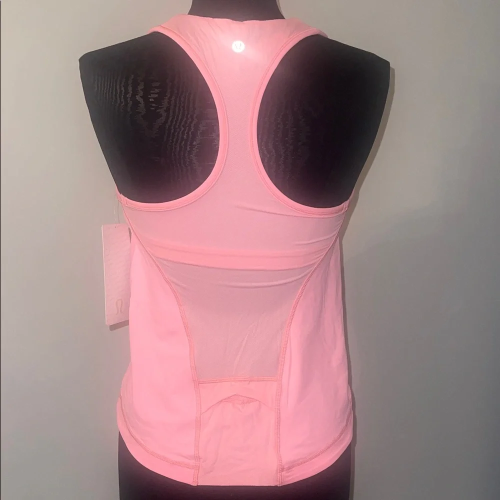 NWT Women’s Lululemon Cardio Kick Tank – Women’s Size 10, Coral - Picture 5 of 5